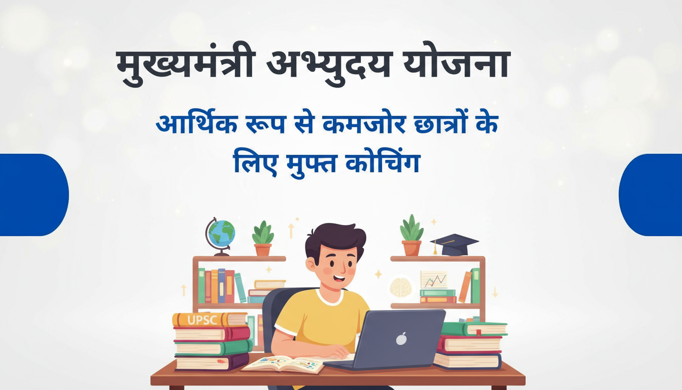 मुख्यमंत्री अभ्युदय योजना – आर्थिक रूप से कमजोर छात्रों के लिए मुफ्त कोचिंग (Abhiyudya  Yojna)
